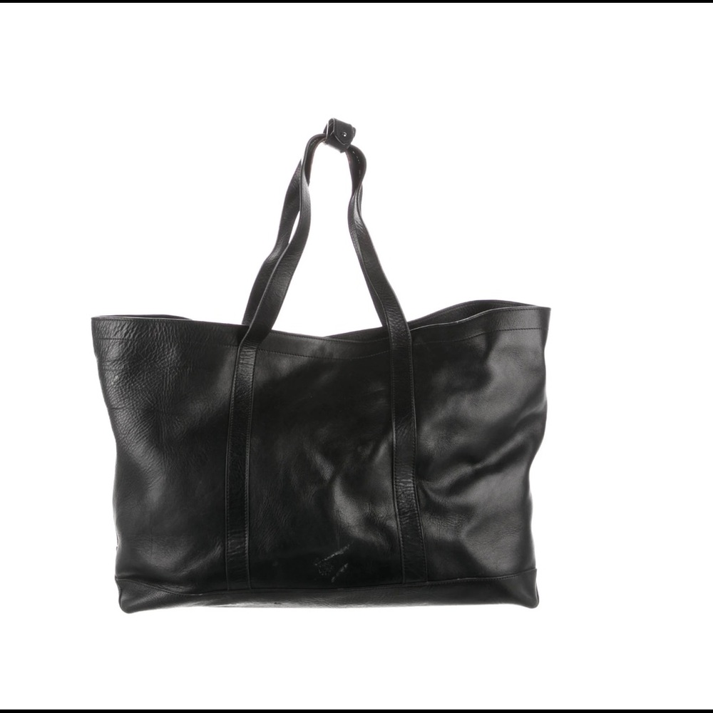 MULBERRY Black Leather Tote Bag